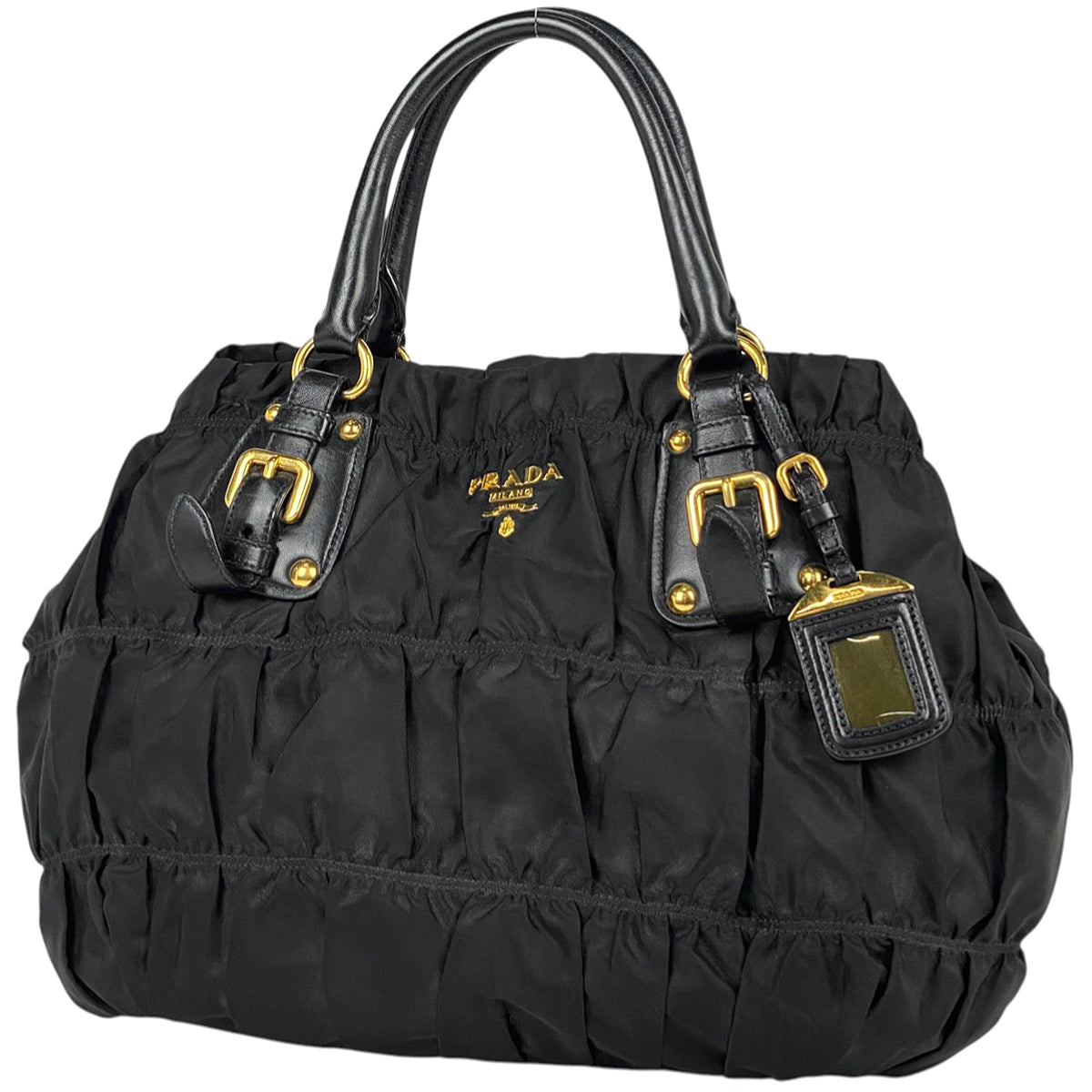 【未使用】希少✭PRADA 2way レザー ショルダー　トートバッグ　ブルー PRADA プラダ トートバッグ レディース レザー 2way ショルダー
