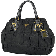プラダ ロゴ ハンドバッグ 2WAY ショルダーバッグ ハンドバッグ ナイロン ネロ(ブラック) レディース 【中古】brbag