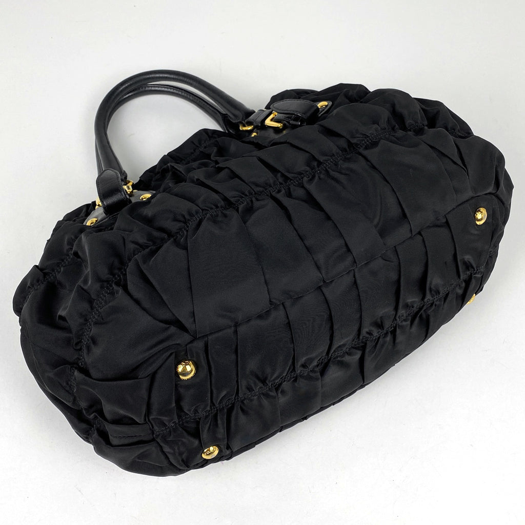 プラダ ロゴ ハンドバッグ 2WAY ショルダーバッグ ハンドバッグ ナイロン ネロ(ブラック) レディース 【中古】brbag