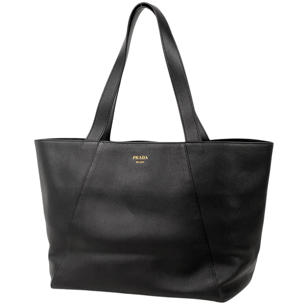 プラダ ロゴ トートバッグ ショルダーバッグ トートバッグ レザー ネロ(ブラック) 2VG123 レディース 【中古】brbag