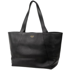 プラダ ナイロンレザー トートバッグ PRADA プラダ トートバッグ レザー ナイロン ブラック 1BG047