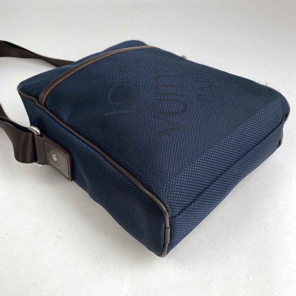 ルイ・ヴィトン シタダン NM 斜め掛け ショルダーバッグ ダミエジェアン ネイビー N41437 メンズ 【中古】brbag