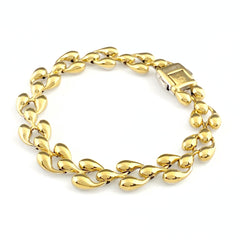 キメント メレダイヤ デザインブレスレット YG イエローゴールド 腕輪 ブレスレット 750 ダイヤモンド レディース 【中古】brjwl