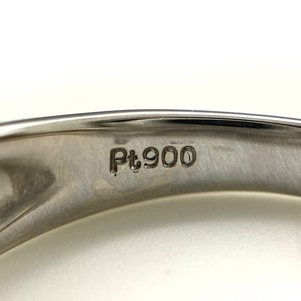メレダイヤ デザインリング プラチナ 指輪 リング 11.5号 Pt900 ダイヤモンド レディース 【中古】nbjwl