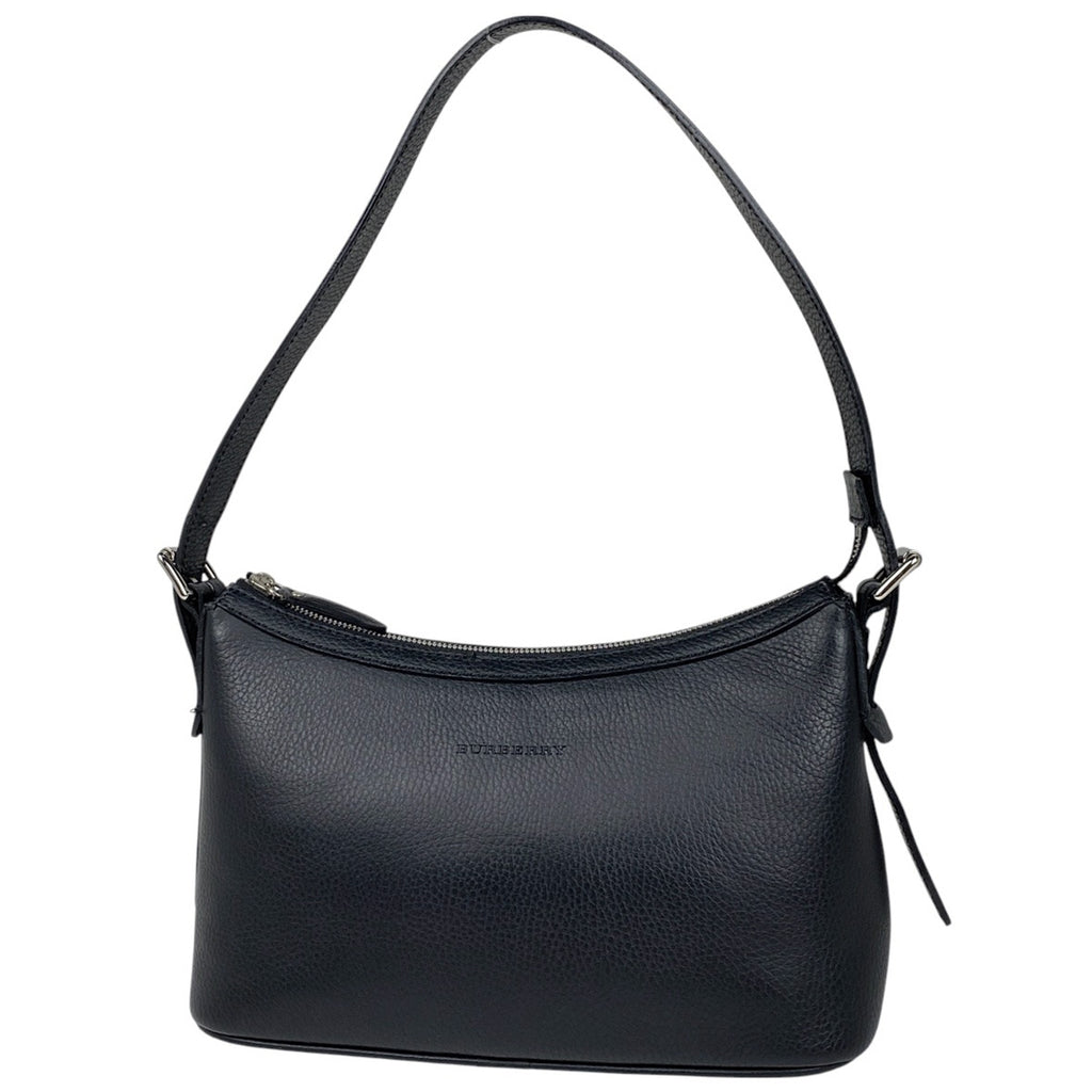 バーバリー ロゴ ショルダーバッグ ワンショルダー ショルダーバッグ レザー ブラック レディース 【中古】brbag