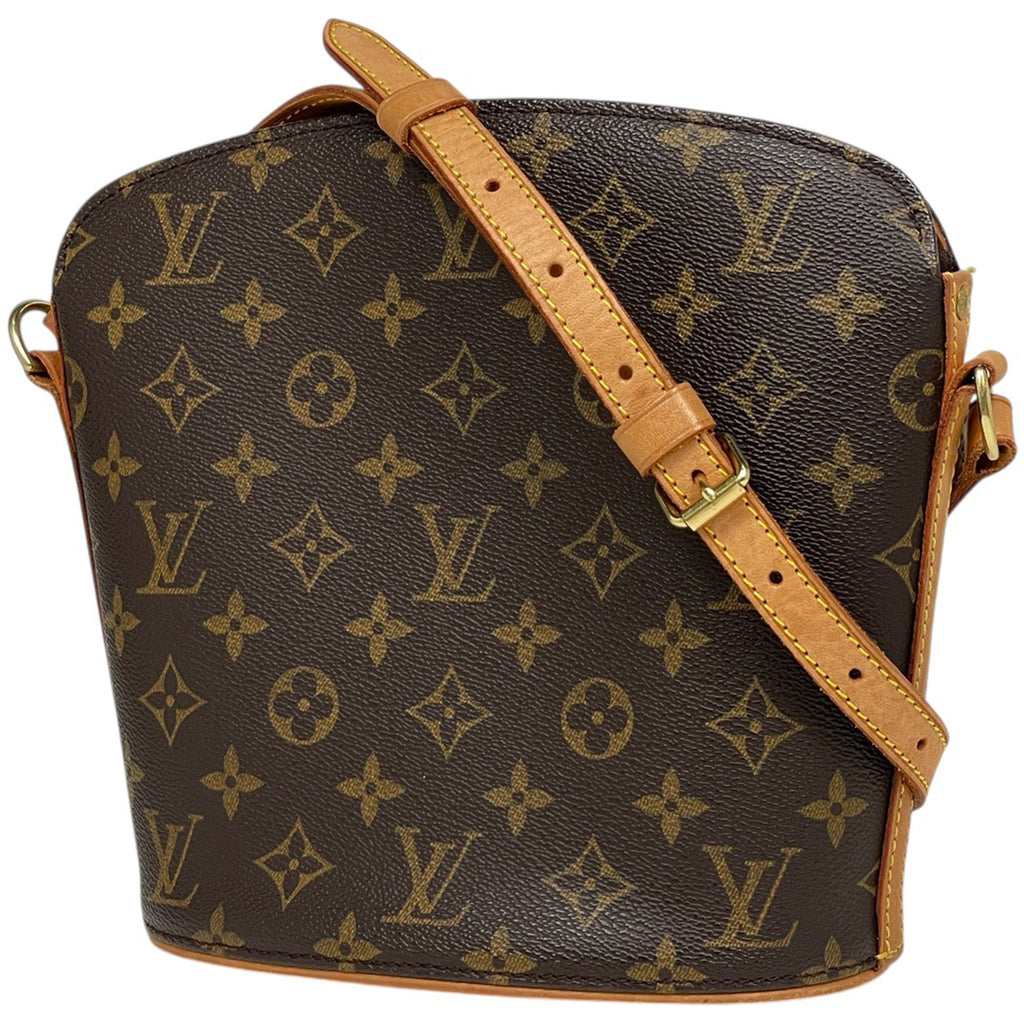 ルイ・ヴィトン ドルーオ 斜め掛け ショルダーバッグ モノグラム ブラウン M51290 レディース 【中古】brbag