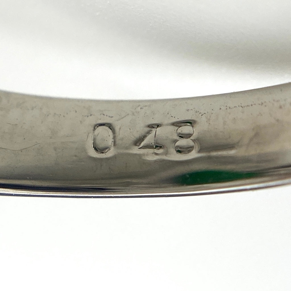 PT900 ヒスイ リング プラチナ 11号 レディース 中古 nbjwl