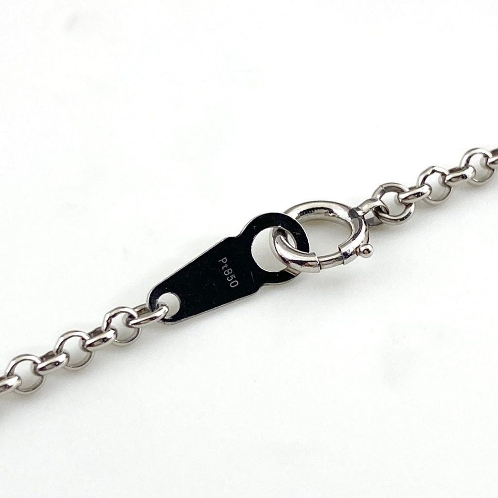 メレダイヤ デザインネックレス プラチナ ペンダント ネックレス Pt950 Pt850 ダイヤモンド レディース 【中古】nbjwl