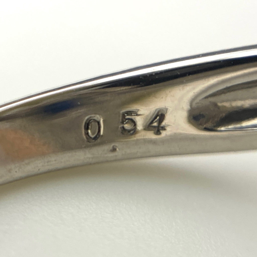 サファイア デザインリング プラチナ 指輪 リング 10号 Pt900 サファイア ダイヤモンド レディース 【中古】nbjwl