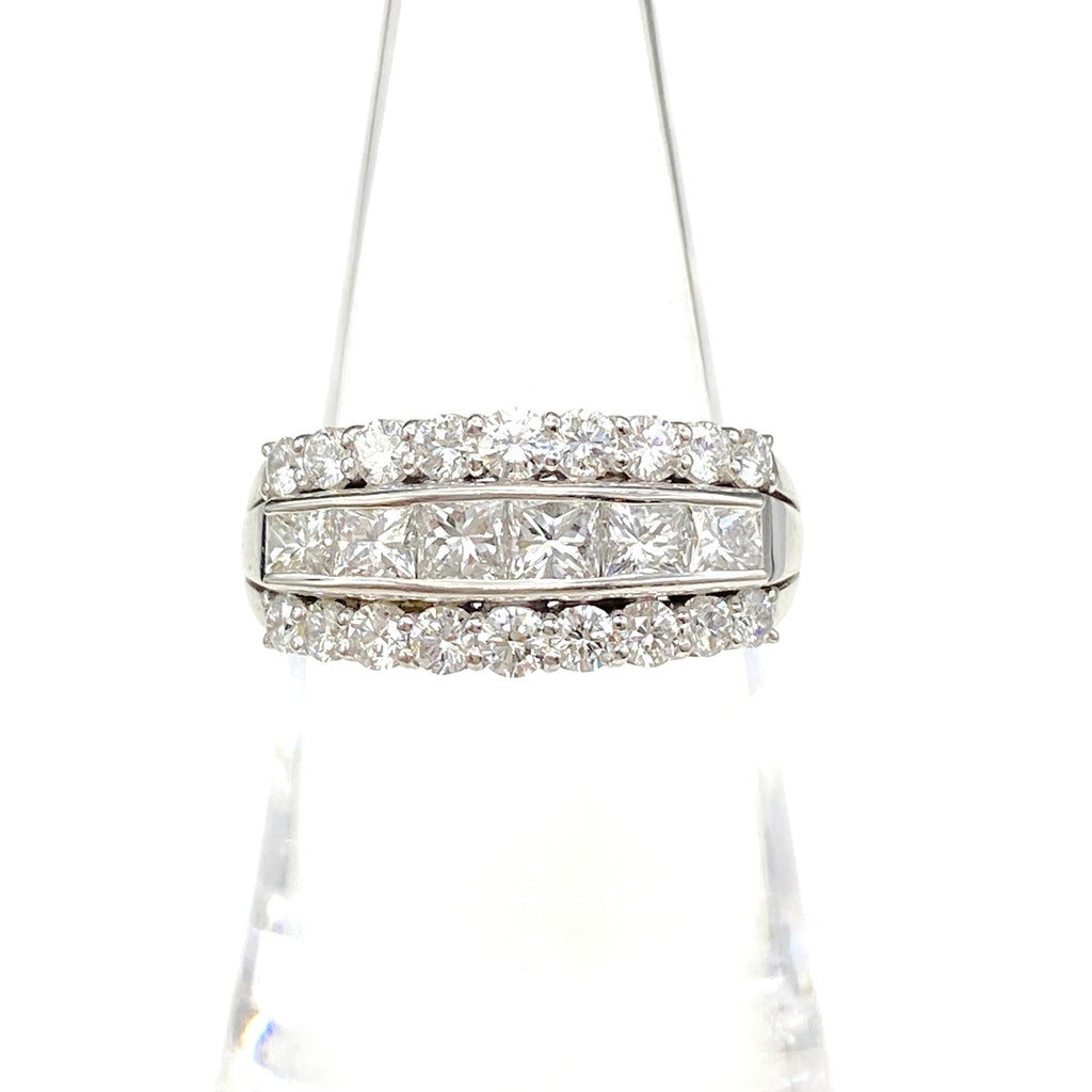 PT900 ダイヤモンド リング 11号 1.43CT レディース 中古 nbjwl