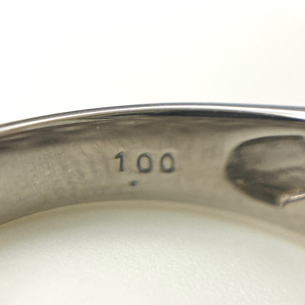ダイヤモンド デザインリング プラチナ 指輪 リング 13号 Pt900 ダイヤモンド レディース 【中古】nbjwl