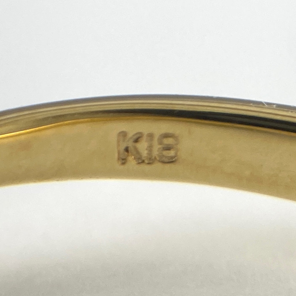 セレクトジュエリー メレダイヤ デザインリング YG イエローゴールド 指輪 リング 14号 K18 ダイヤモンド レディース ラッピング可