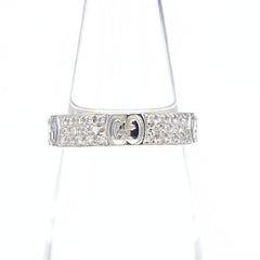 グッチ アイコン スターダスト リング メレダイヤ 指輪 リング 8号 750 ダイヤモンド レディース 【中古】brjwl