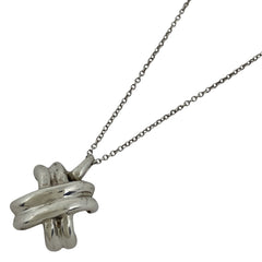 【最終値引き】 ティファニー シグネチャー ネックレス シルバー925 シルバー レディース 【中古】 bracc