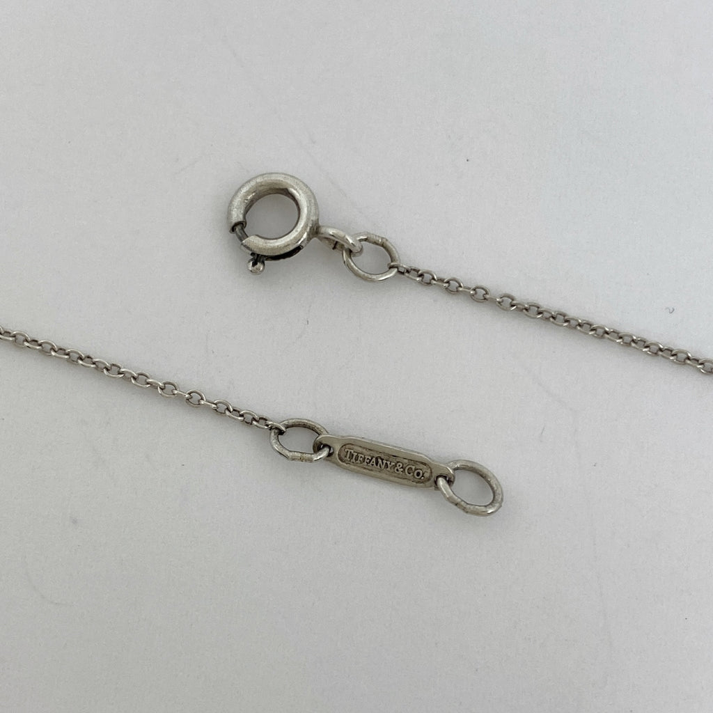 【最終値引き】 ティファニー シグネチャー ネックレス シルバー925 シルバー レディース 【中古】 bracc