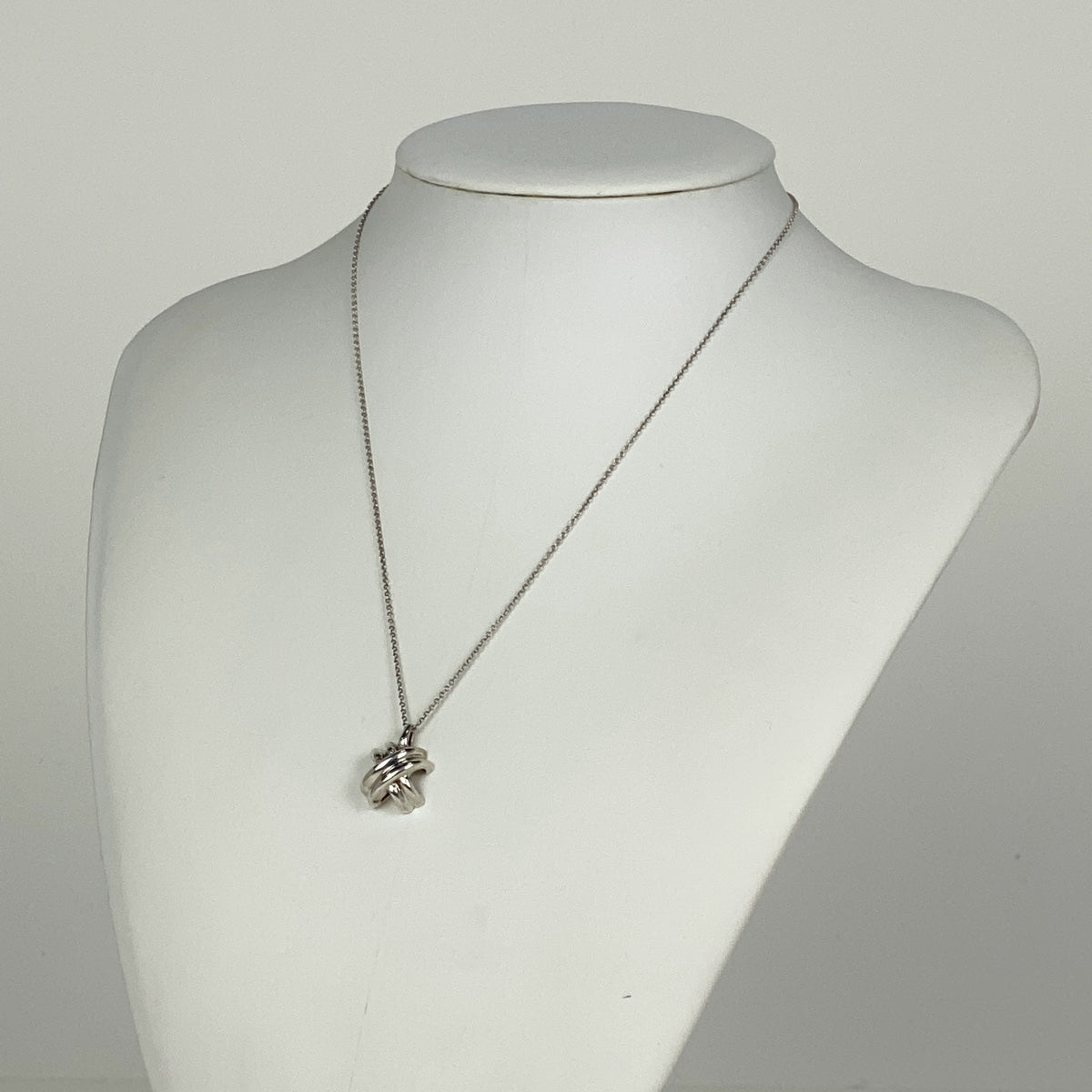 【美品】ティファニー シグネチャーネックレス シルバー バイセル公式】ティファニー シグネチャー ネックレス シルバー