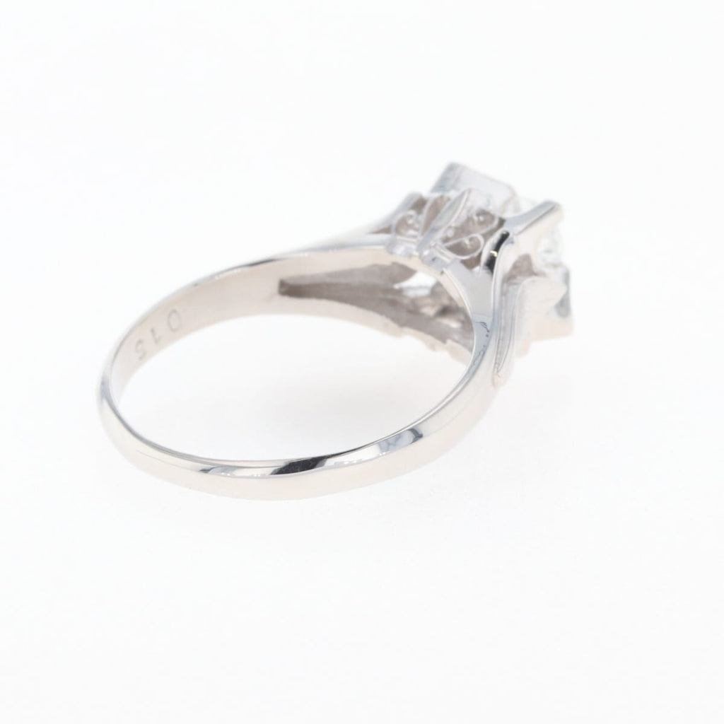 PT900 ダイヤモンド リング プラチナ 10号 0.18CT レディース 中古 nbjwl