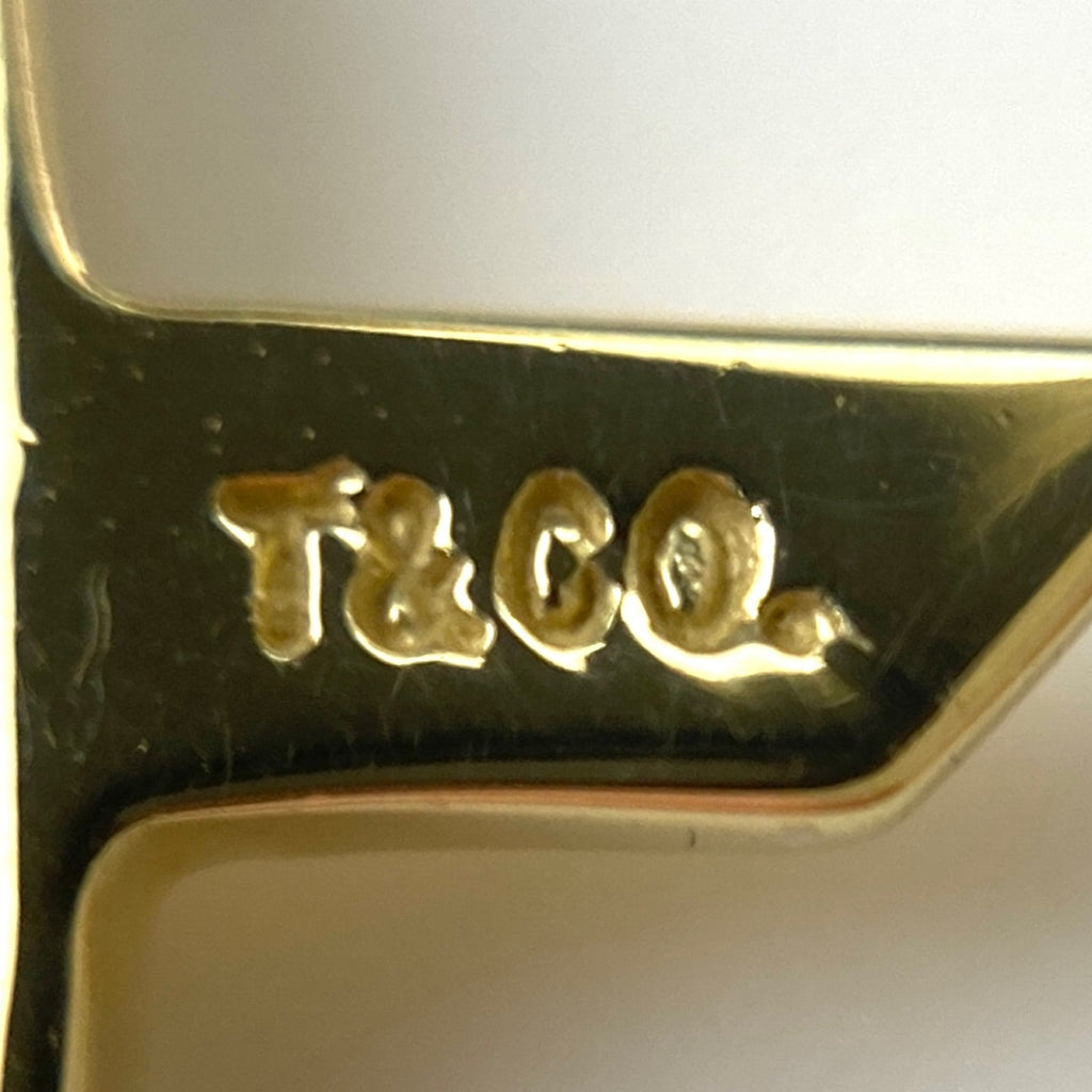 ティファニー ラビングハート ネックレス YG イエローゴールド ペンダント メレダイヤ パロマ・ピカソ Paloma Picasso ネックレス 750 ダイヤモンド レディース 【中古】brjwl