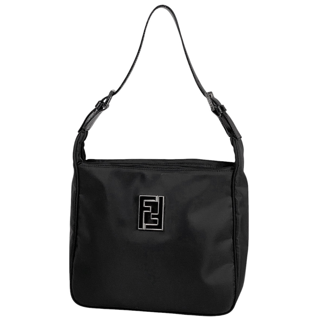 フェンディ ズッカロゴ ショルダーバッグ ハンドバッグ ショルダーバッグ ナイロン ブラック 15328 レディース 【中古】brbag