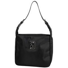 フェンディ ズッカロゴ ショルダーバッグ ハンドバッグ ショルダーバッグ ナイロン ブラック 15328 レディース 【中古】brbag