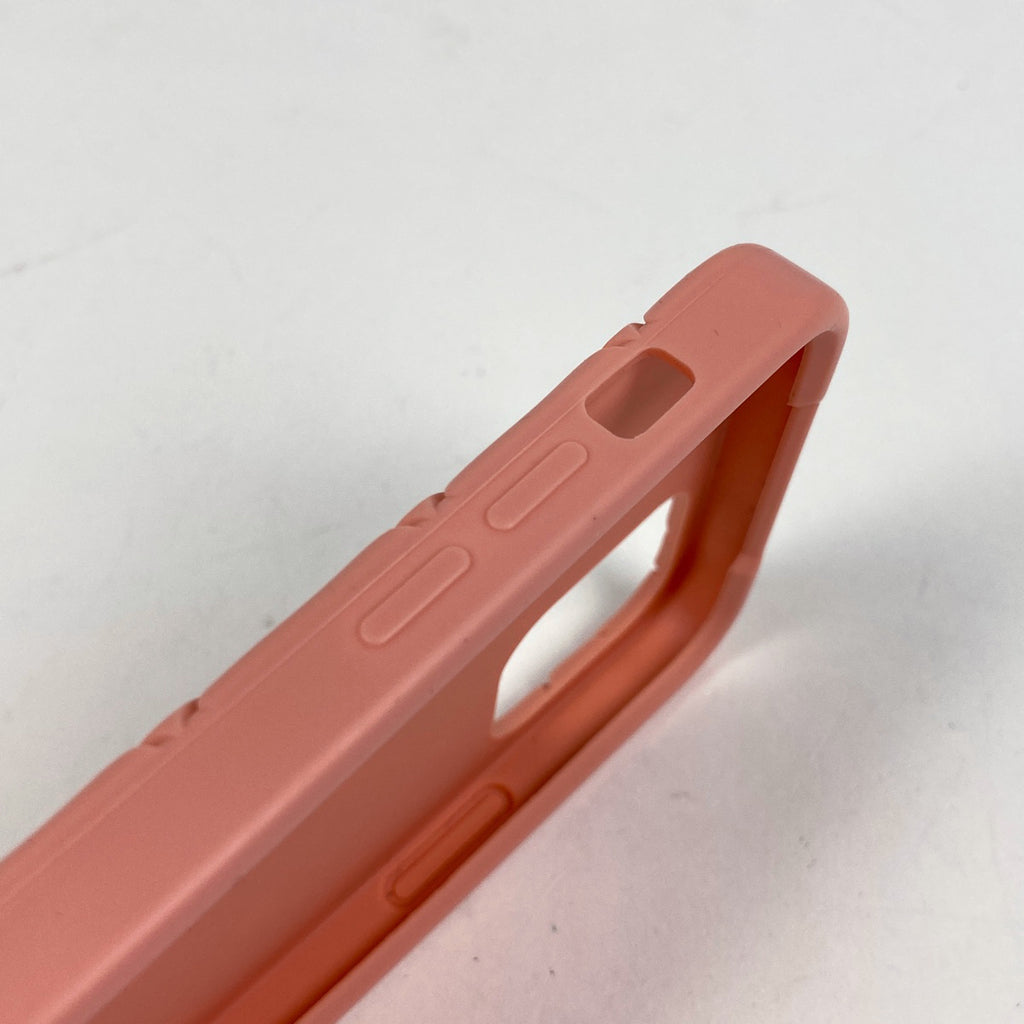 ボッテガヴェネタ イントレチャート スマホケース iPhone12/12Pro 携帯電話ケース ラバー サーモンピンク レディース 【中古】brbag