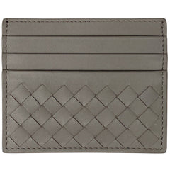 ボッテガヴェネタ イントレチャート カードケース カードケース レザー グレージュ レディース 【中古】brbag