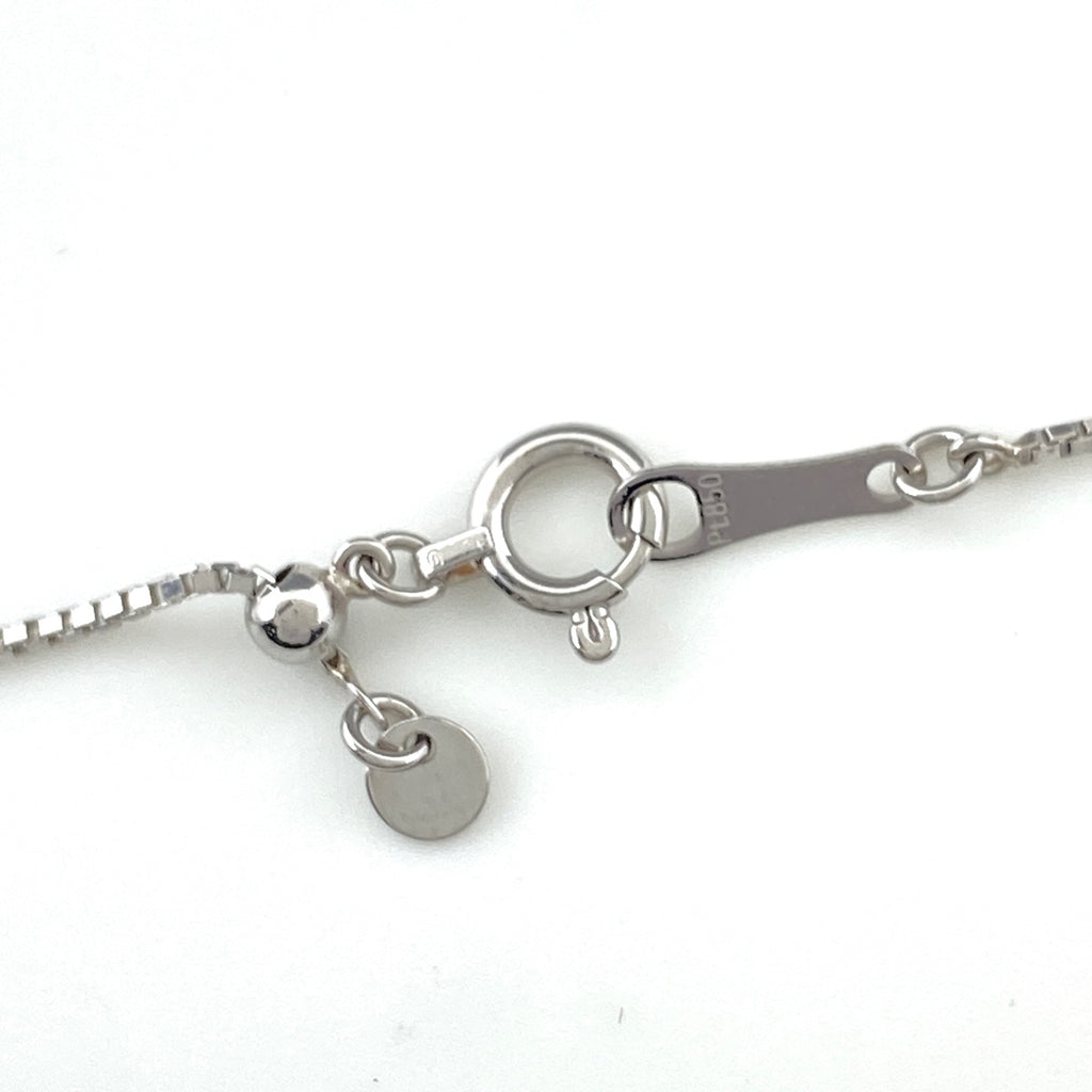 メレダイヤ デザインネックレス WG ホワイトゴールド プラチナ ペンダント ダイヤモンド ネックレス K18 WG Pt850 レディース 【中古】nbjwl