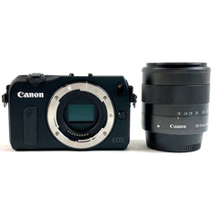 キヤノン Canon EOS M EF-M 18-55 IS STM レンズキット ブラック デジタル ミラーレス 一眼カメラ 【中古】