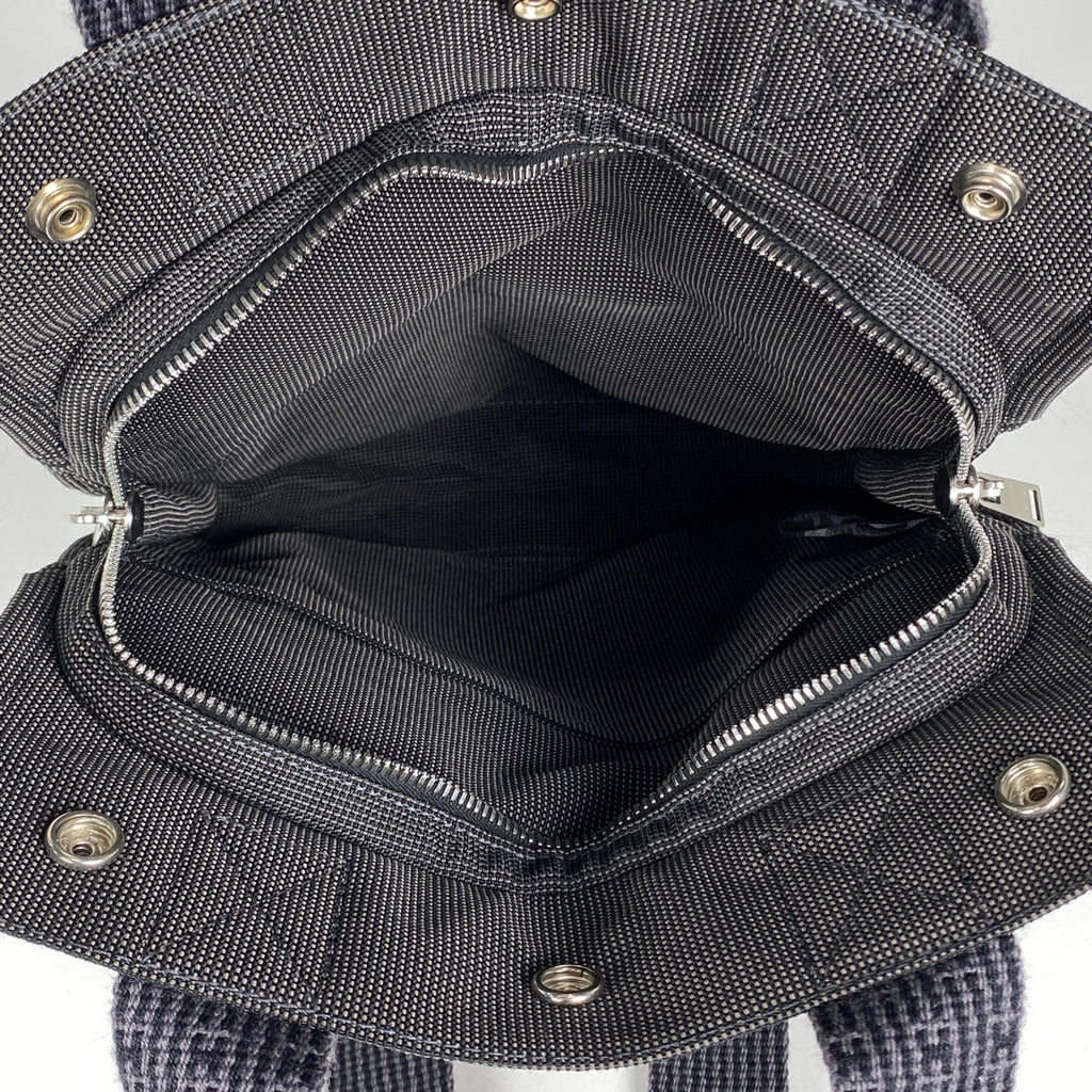 エルメス エールライン アド PM バックパック デイパック リュック ナイロンキャンバス グレー レディース 【中古】brbag