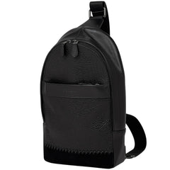 コーチ ロゴ ボディバッグ ショルダーバッグ レディース ボディバッグ レザー ブラック F11236 メンズ 【中古】 brbag