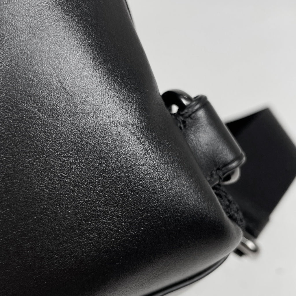 コーチ ロゴ ボディバッグ ショルダーバッグ レディース ボディバッグ レザー ブラック F11236 メンズ 【中古】 brbag
