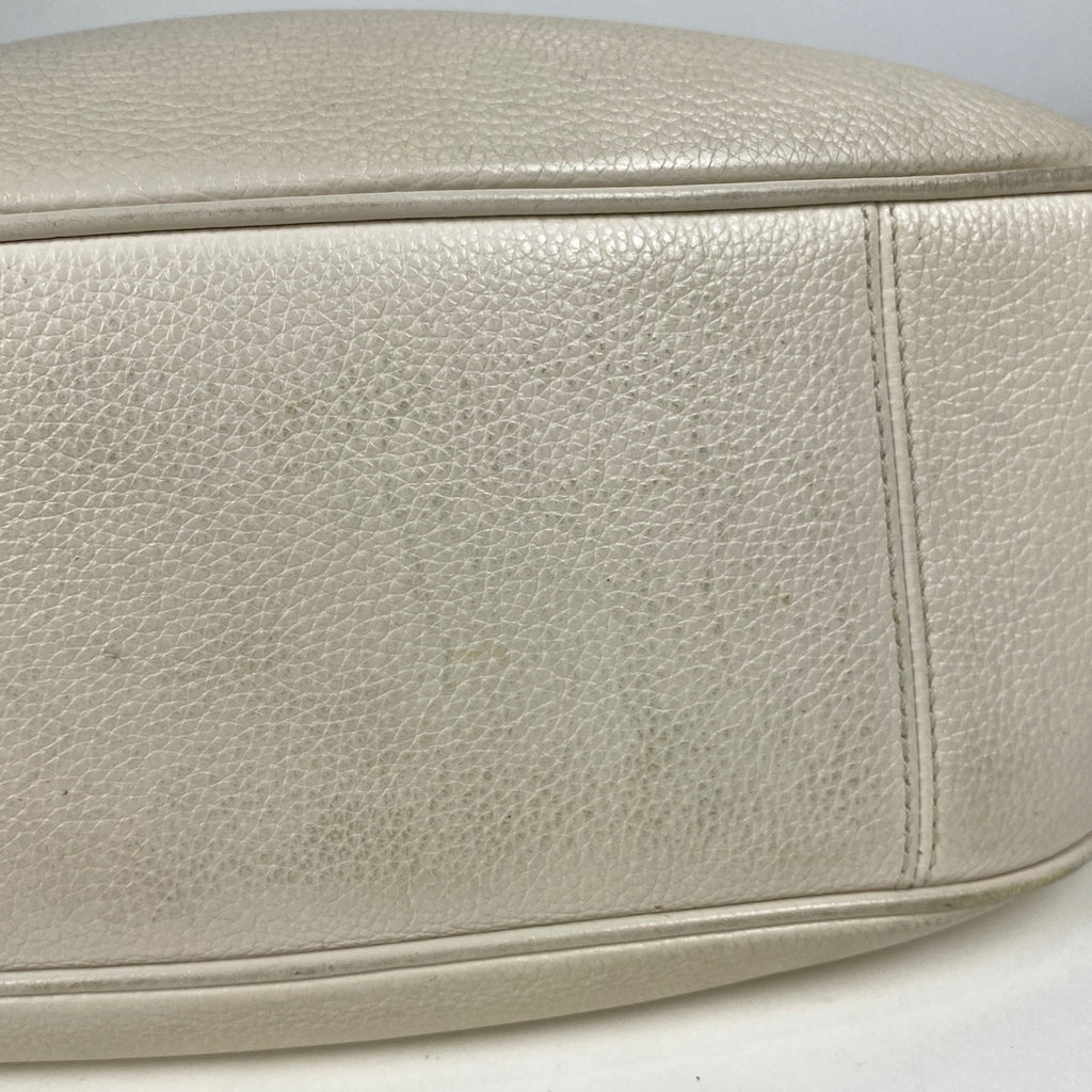 コーチ ロゴ ハンドバッグ 2WAY ショルダーバッグ ハンドバッグ レザー アイボリー  F38250 レディース 【中古】 brbag
