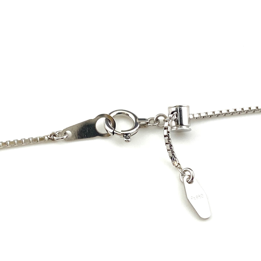 ダイヤモンド デザインネックレス プラチナ ペンダント ネックレス Pt900 Pt850 ダイヤモンド レディース 【中古】nbjwl