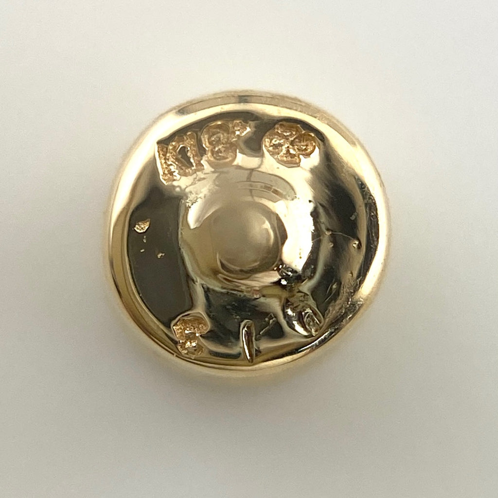 ダイヤモンド デザインピアス YG イエローゴールド  ピアス K18 ダイヤモンド レディース 【中古】nbjwl