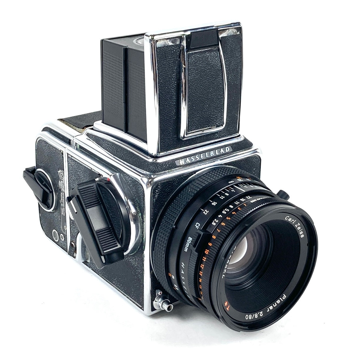 【OH済】HASSELBLAD ハッセルブラッド 500CM C80 T* HASSELBLAD 500CM Classic C80T＊ A-12II set 【CLA'd