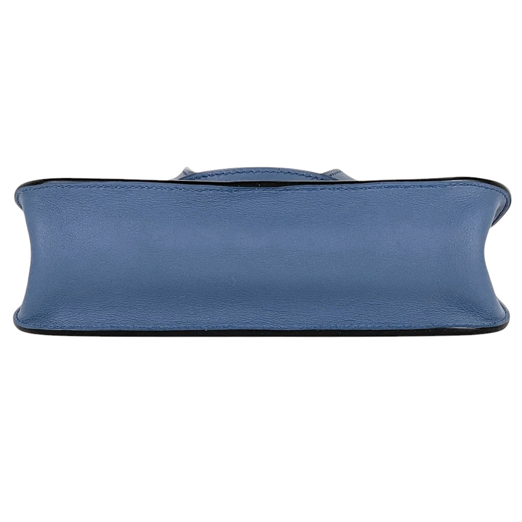 エルメス アルザンミニ ショルダーバッグ クラッチ ハンドバッグ ヴォースイフト ブルーアガット A レディース 【中古】brbag