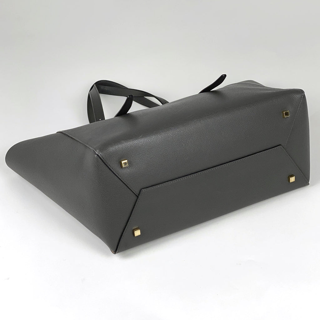 ヴァレクストラ デザイン トートバッグ 肩掛け トートバッグ レザー グレー レディース 【中古】 brbag
