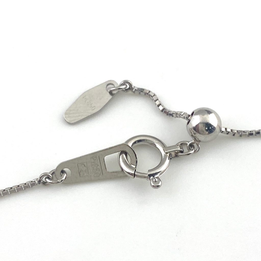 ダイヤモンド デザインネックレス プラチナ ペンダント ネックレス Pt900 Pt850 ダイヤモンド レディース 【中古】nbjwl