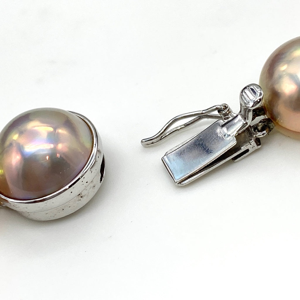 タサキ パール デザインネックレス シルバー 真珠 silver ネックレス SV パール レディース 【中古】brjwl