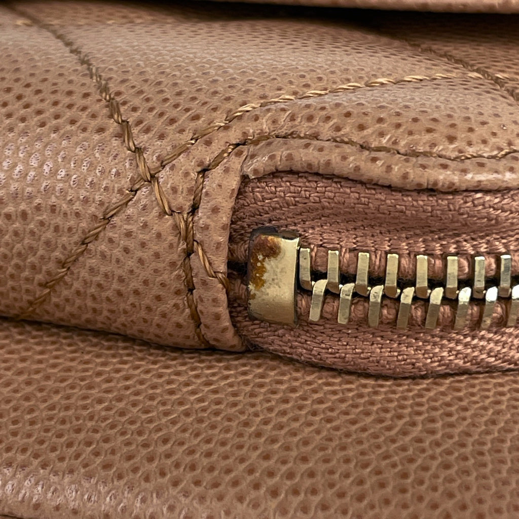 シャネル ココマーク チェーン ショルダーバッグ ハンドバッグ ショルダーバッグ キャビアスキン ベージュ レディース 【中古】brbag