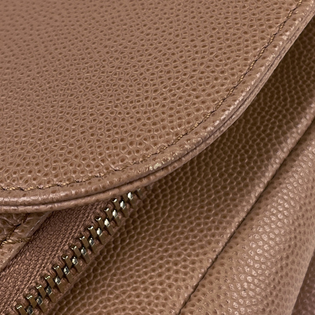 シャネル ココマーク チェーン ショルダーバッグ ハンドバッグ ショルダーバッグ キャビアスキン ベージュ レディース 【中古】brbag