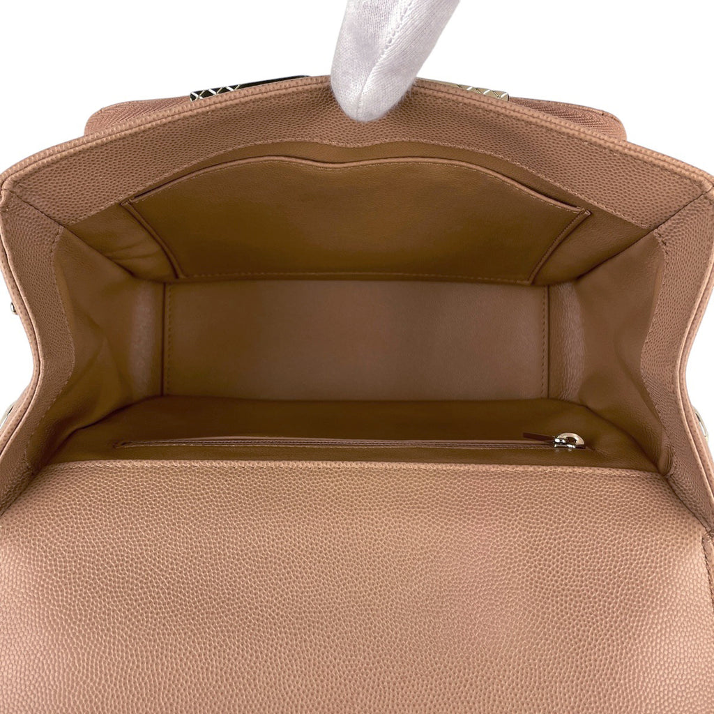 シャネル ココマーク チェーン ショルダーバッグ ハンドバッグ ショルダーバッグ キャビアスキン ベージュ レディース 【中古】brbag