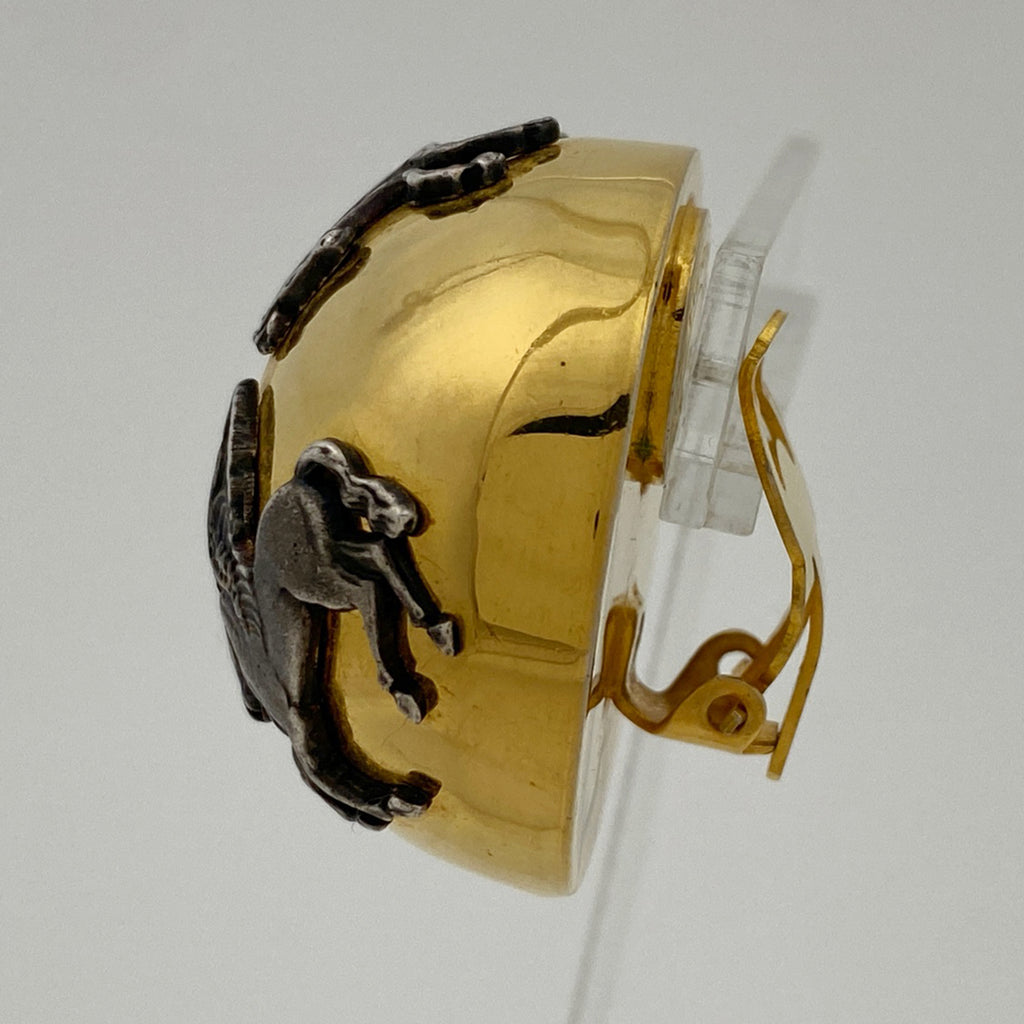 エルメス ペガサス イヤリング GP ゴールド レディース 【中古】bracc