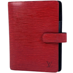 ルイ・ヴィトン アジェンダ MM 手帳カバー ビジネス 手帳・ブックカバー エピ ルージュ R2004E レディース 【中古】brbag