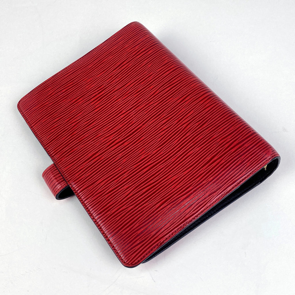 ルイ・ヴィトン アジェンダ MM 手帳カバー ビジネス 手帳・ブックカバー エピ ルージュ R2004E レディース 【中古】brbag
