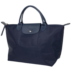 ロンシャン ル プリアージュ ハンドバッグ 2WAY ショルダーバッグ ハンドバッグ ナイロン ネイビー レディース 【中古】brbag