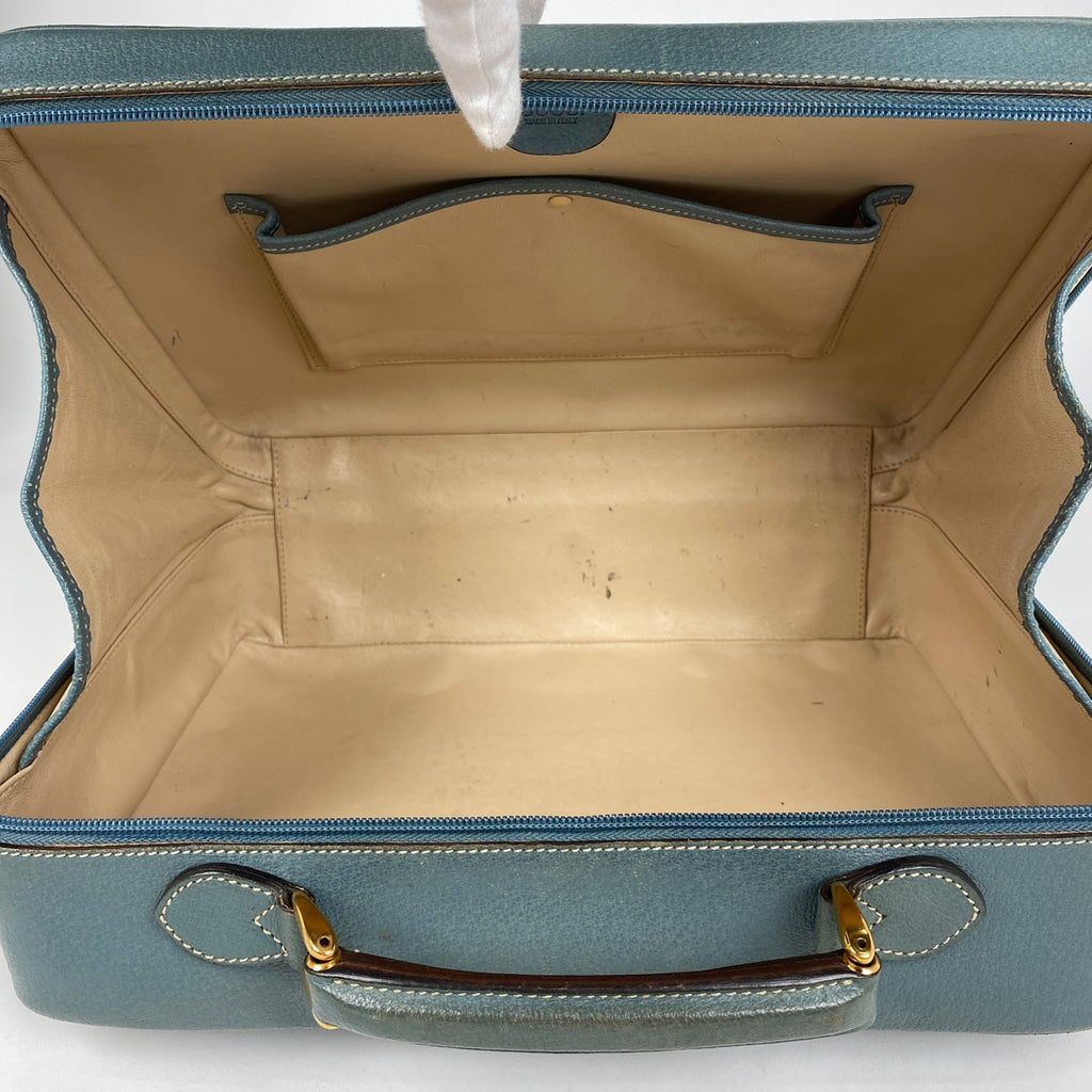 グッチ バンブー ハンドバッグ ボックス型 ショルダーバッグ ハンドバッグ レザー グリーン レディース 【中古】 brbag