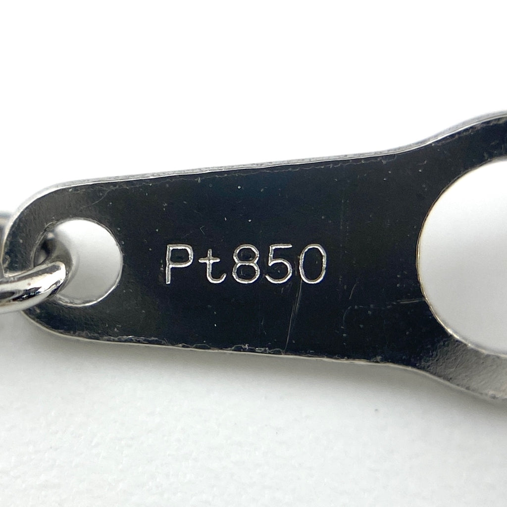 サファイア デザインネックレス プラチナ ペンダント メレダイヤ ネックレス Pt900 Pt850 サファイア レディース 【中古】 
 ラッピング可