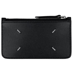 メゾン マルジェラ カードホルダー ウォレット コインケース メンズ カードケース レザー ブラック レディース 【中古】 brbag