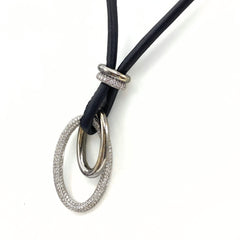 メレダイヤ デザインネックレス ペンダント ネックレス 750 ダイヤモンド レディース 【中古】nbjwl